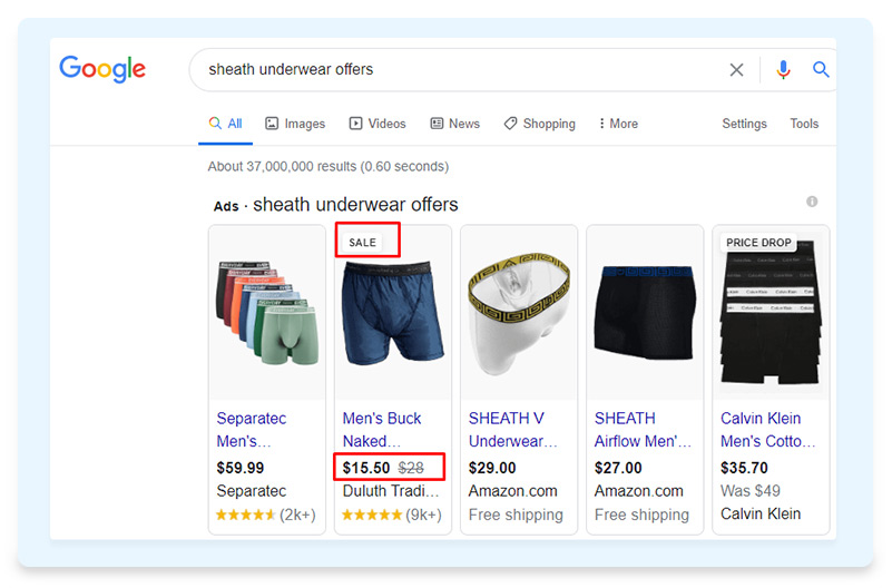 Google Shopping Merchant Promotion Example